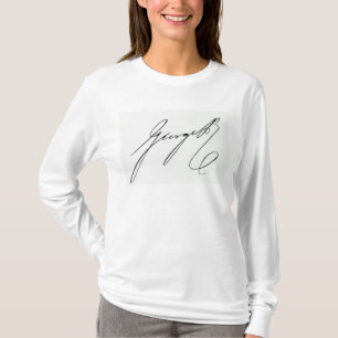 Ondertekening van George IV T-shirt