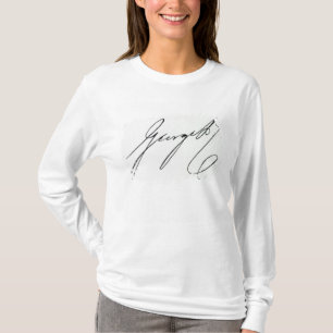 Ondertekening van George IV T-shirt