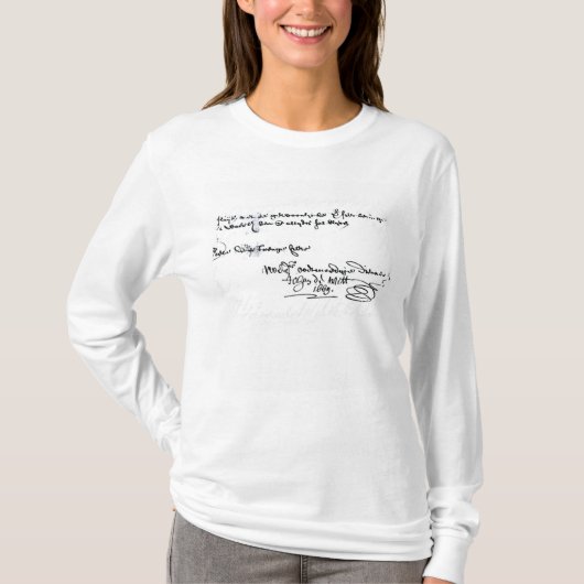 Ondertekening van Johan de Witt T-shirt (Voorkant)