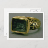 Ondertekening van koning Louis IX van Frankrijk (S Briefkaart (Voorkant / Achterkant)