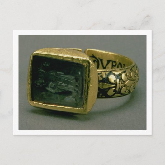 Ondertekening van koning Louis IX van Frankrijk (S Briefkaart (Voorkant)