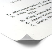 Ondertekeningen van de 15e en 16e eeuw in het Scho Poster (Hoek)