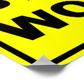 Ondertekentafel voor Poster op Woke Meme (Hoek)