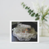 ondertitel Doily with Crochette Lace Briefkaart (Staand voorkant)