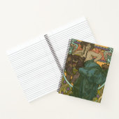Ondertitel door Alphonse Mucha (1902) Notitieboek (Binnen)