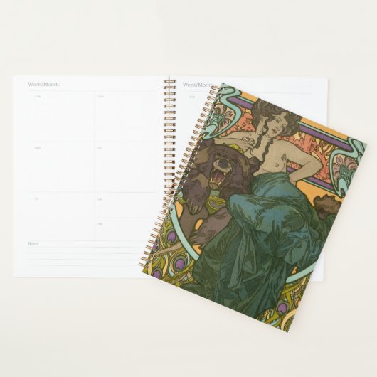 Ondertitel door Alphonse Mucha (1902) Planner (Display)