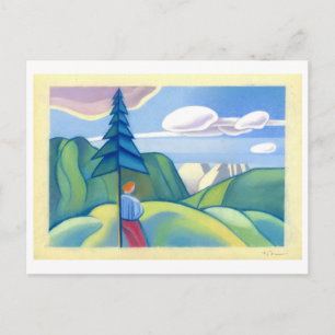 Ondertitel door Karl Wiener Schilderij Briefkaart