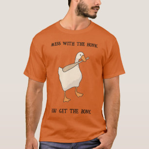 Ondertitelde Grappige Gans Game Meme grappig T-shirt