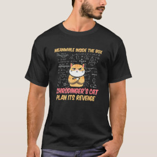 Ondertussen Binnen In De Doos Grappige Schrödinger T-shirt
