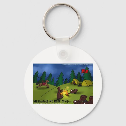 Ondertussen @ Boot Camp Funny Tees Cards Gifts Etc Sleutelhanger (Voorkant)