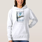 Ondertussen in Minnesota Women's Hooded Sweatshirt (Voorkant)