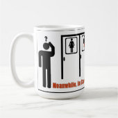 Ondertussen in Schotland grappige mok van grappen (Links)