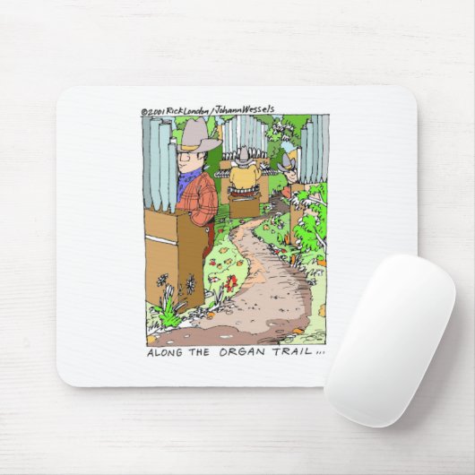 Ondertussen op het organenspoor funny T - shirts M Muismat (Met muis)