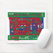 Onderverdeling communicatie muismat (Met muis)