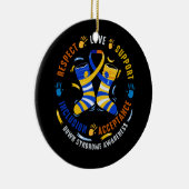 Onderverdeling Syndrome Respect Onderverdeling Syn Keramisch Ornament (Rechts)