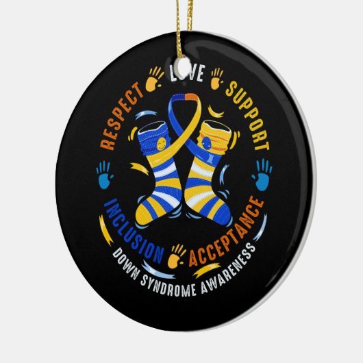 Onderverdeling Syndrome Respect Onderverdeling Syn Keramisch Ornament (Links)