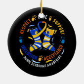 Onderverdeling Syndrome Respect Onderverdeling Syn Keramisch Ornament (Achterkant)