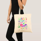 Onderverhaal Doodle Mashup Tote Bag (Voorkant (product))