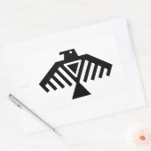 ondervogel rechthoekige sticker (Envelop)