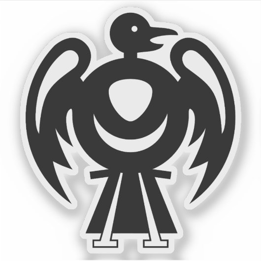 ondervogel sticker (Voorkant)