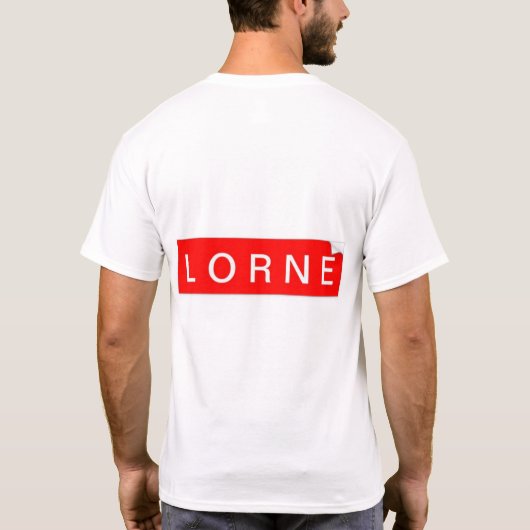 Ondervraging lorne t-shirt (Achterkant)