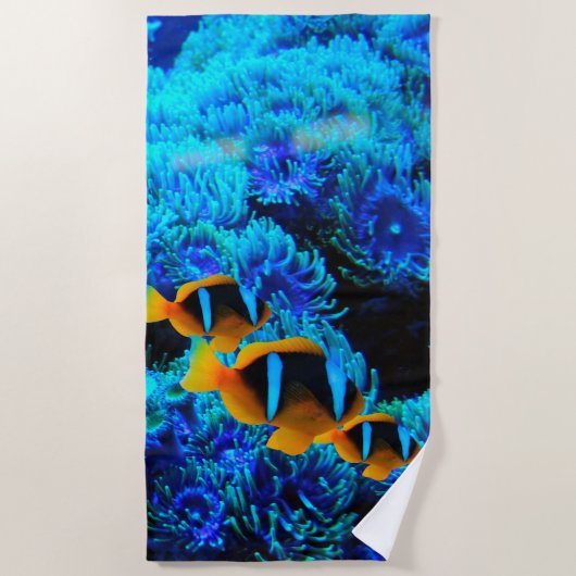 Onderwater 11-strand handdoek (Voorkant)