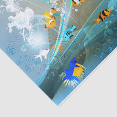 Onderwater 1 tissuepapier (Detail)