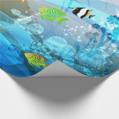 Onderwater 1 Verpakkingspapier Cadeaupapier (Hoek)