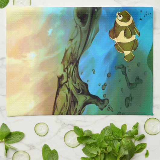 Onderwater 20 keukenhanddoeken (Gevouwen)