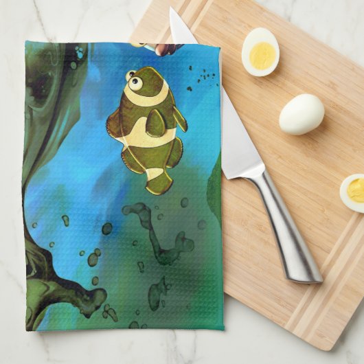 Onderwater 20 keukenhanddoeken (Quarter Fold)