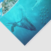 Onderwater 23 tissuepapier (Detail)