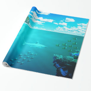 Onderwater 23 Verpakkingspapier Cadeaupapier