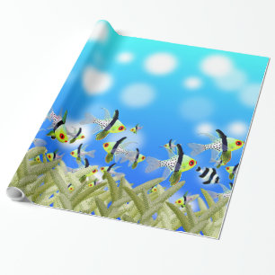 Onderwater 28 Verpakkingspapier Cadeaupapier