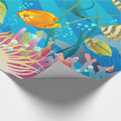 Onderwater 2 Verpakkingspapier Cadeaupapier (Hoek)