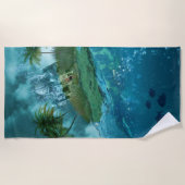 Onderwater 32 Beach Towel Strandlaken (Voorkant)