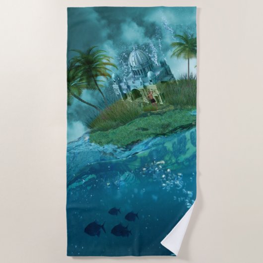 Onderwater 32 Beach Towel Strandlaken (Voorkant)