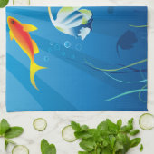 Onderwater 3 Keukenhanddoeken (Gevouwen)