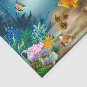 Onderwater 4 tissuepapier (Detail)