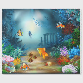 Onderwater 4 Verpakkingspapier Cadeaupapier (Vlak)