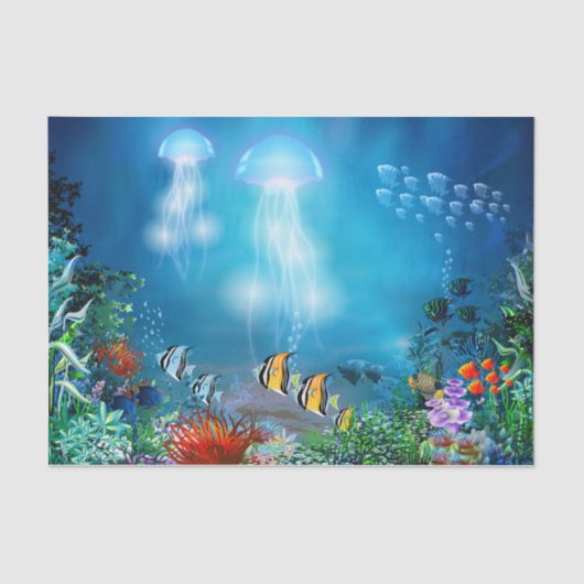 Onderwater 7 tissuepapier (Voorkant)