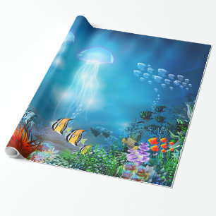 Onderwater 7 Verpakkingspapier Cadeaupapier