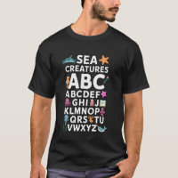 Onderwater ABC Zeewezens Leren Leuk