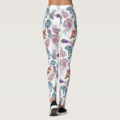Onderwater Aquarel Compositie Serie Ontwerp 2 Leggings (Achterkant)