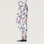 Onderwater Aquarel Compositie Serie Ontwerp 2 Leggings (Links)
