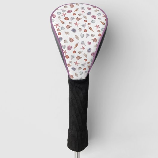 Onderwater Aquarel Compositie Serie Ontwerp 4 Golfheadcover (Voorkant)