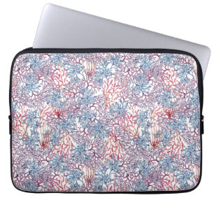 Onderwater Aquarel Compositie Serie Ontwerp 5 Laptop Sleeve