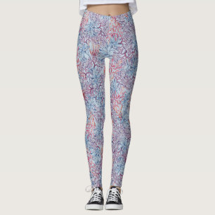 Onderwater Aquarel Compositie Serie Ontwerp 5 Leggings