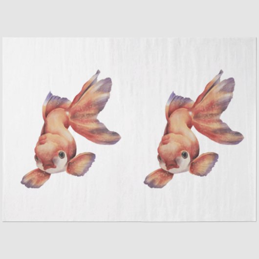 Onderwater Aquarel Serie Ontwerp 16 Tissuepapier (Voorkant)