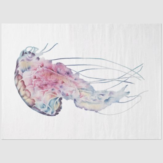 Onderwater Aquarel Serie Ontwerp 19 Tissuepapier (Voorkant)