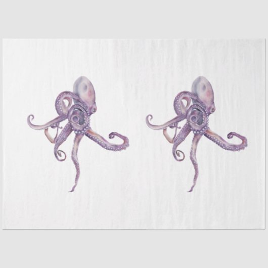 Onderwater Aquarel Serie Ontwerp 24 Tissuepapier (Voorkant)